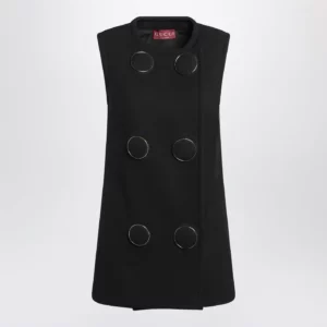 GUCCI Black vest with large buttons
