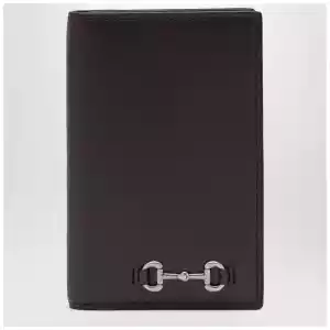 GUCCI Cocoa long cardholder with Horsebit