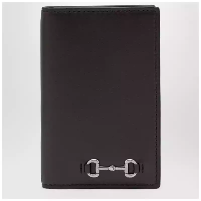 846951AAFP1_R_GUC-2140.a GUCCI Cocoa long cardholder with Horsebit