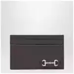 GUCCI Cocoa cardholder with Horsebit