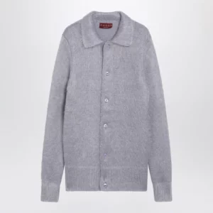 GUCCI Brushed mohair wool cardigan
