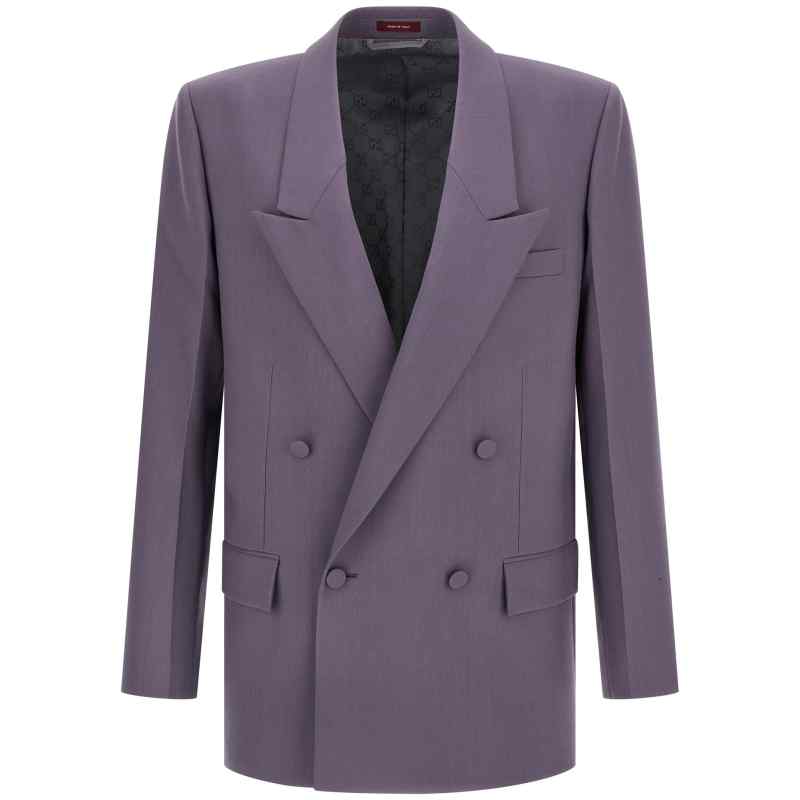 Gucci Double-breasted Wool Blazer