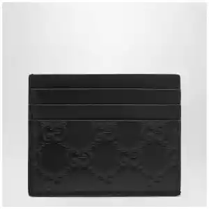 GUCCI Black GG Emblem card holder