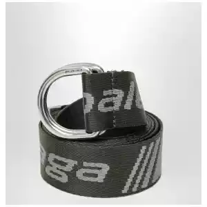 Balenciaga D-ring belt with loop sports icon motif