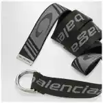 Balenciaga D-ring belt with loop sports icon motif