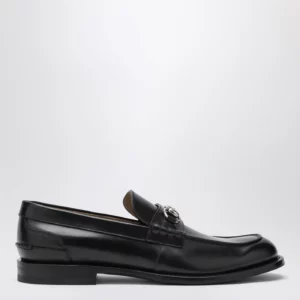 GUCCI Black loafers with Horsebit