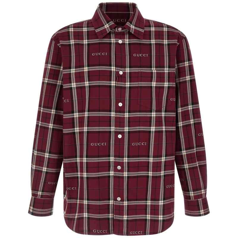 852895ZAUAC6013_01_M_2026-01-27T09-10-22.903Z Gucci Tartan Shirt