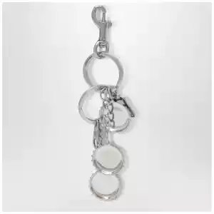 Balenciaga Logo bottle cap keyring charm