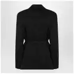 Balenciaga Black jacket with side tie