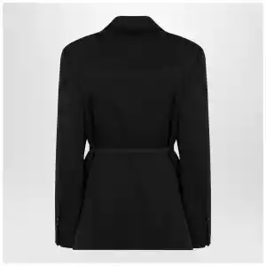 Balenciaga Black jacket with side tie