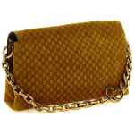 Gucci Gg Medium Suede Shoulder Bag