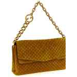 Gucci Gg Medium Suede Shoulder Bag