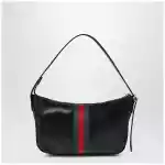GUCCI Small Black Lunetta Bag