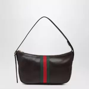 GUCCI Small brown Lunetta leather bag
