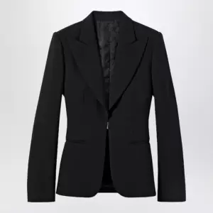 GUCCI Black Stretch Wool Technical Jacket