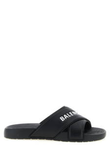 Balenciaga Sporty Pool Slides