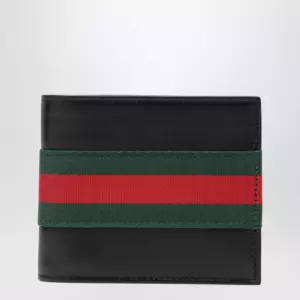 GUCCI Web Trademark bi-fold wallet black