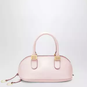 Balenciaga Pink leather Bolero Mini bowling bag