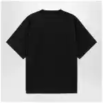 Balenciaga Black faded oversized T-shirt with logo print