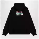 Balenciaga Black hoodie with logo print