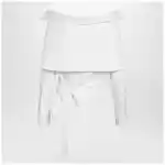 Balenciaga White wrap shirt with off-shoulder design