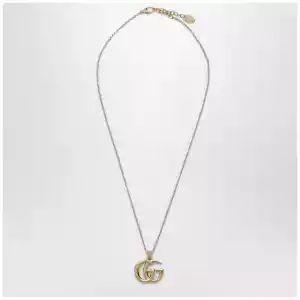 GUCCI GG Marmont necklace with gold-tone Double G pendant