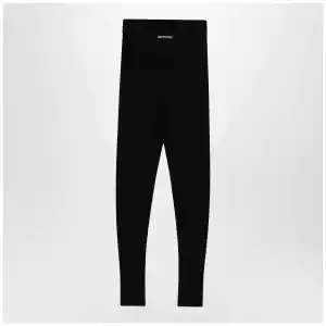 Balenciaga Black Techwear viscose leggings
