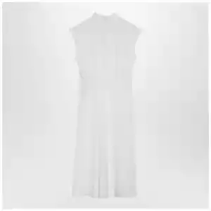Valentino White midi dress with Sangallo embroidery