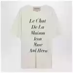 Valentino Ivory Le Chat De La Maison Icon Muse Anti Hero T-shirt