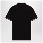 Valentino Black polo shirt with Vlogo Signature