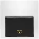 Valentino Garavani Signature black leather VLogo wallet
