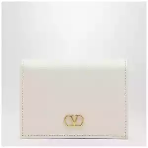 Valentino Garavani VLogo Signature ivory leather wallet