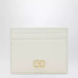 Valentino Garavani Vlogo Signature ivory cardholder