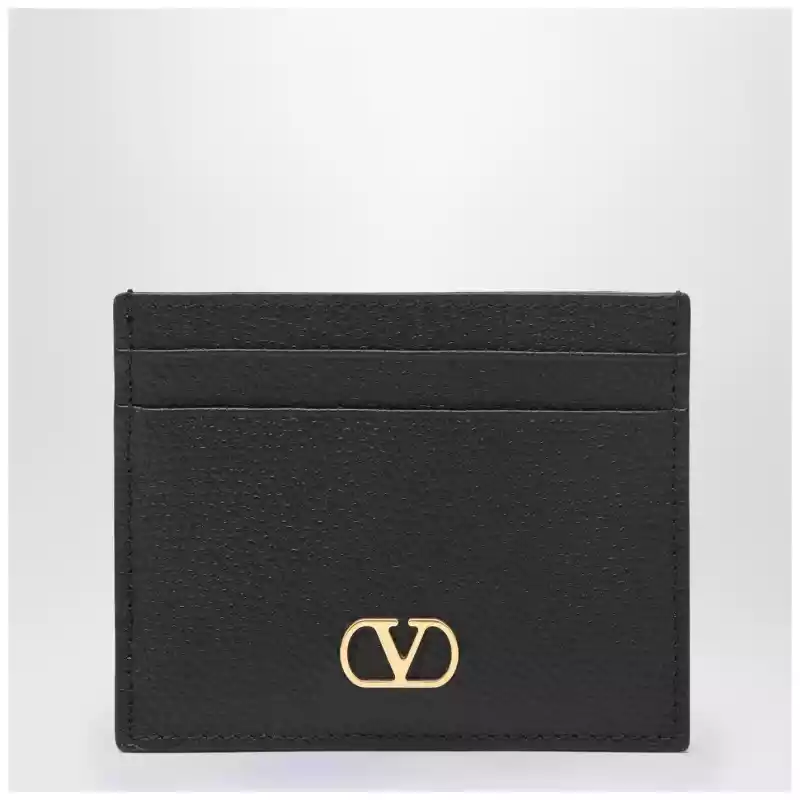 8W2P0AJ7SNP_S_VALE-0NO.a Valentino Garavani VLogo Signature black credit card holder