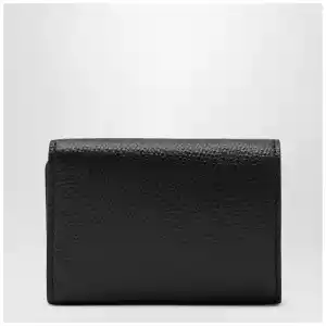 Valentino Garavani Vlogo trifold wallet black