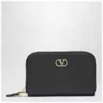 Valentino Garavani Vlogo Signature zip wallet black