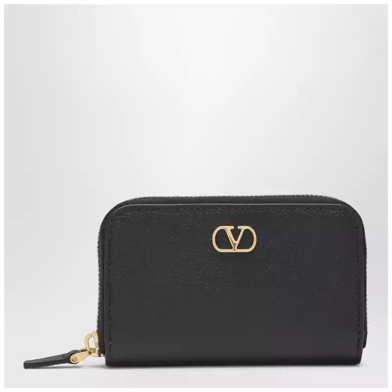 8W2P0AY3SNP_S_VALE-0NO.a Valentino Garavani Vlogo Signature zip wallet black