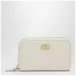 Valentino Garavani Vlogo Signature zip wallet ivory