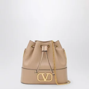 Valentino Garavani Pink leather Vlogo Signature mini hobo bag