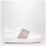 Valentino Garavani Open sneakers in white/antique pink