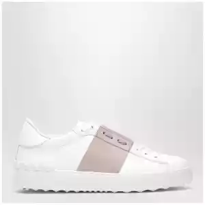 Valentino Garavani Open sneakers in white/antique pink
