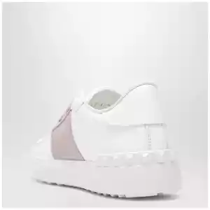 Valentino Garavani Open sneakers in white/antique pink