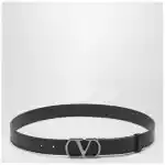 Valentino Garavani Black VLogo Signature belt