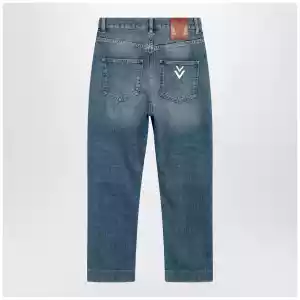 Valentino Medium blue jeans with VPatch detail on the back