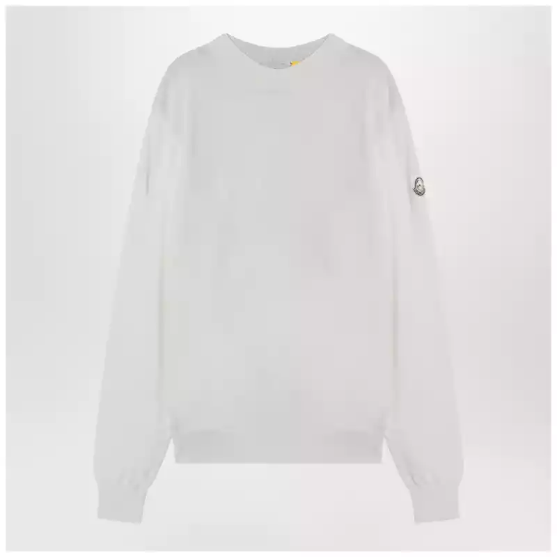 Moncler x Mercedes-Benz by Nigo White jumper with logo print