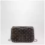 Valentino Garavani Rockstud Spike bag in brown suede