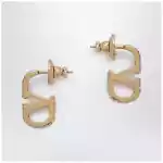 Valentino Garavani Gold-tone VLogo Signature earrings with crystals