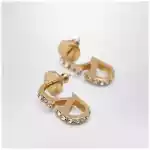 Valentino Garavani Gold-tone VLogo Signature earrings with crystals
