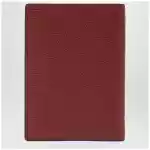 Valentino Garavani Dark red Vlogo card holder in grained leather