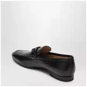 Valentino Garavani Black VLogo Signature loafers in nappa leather